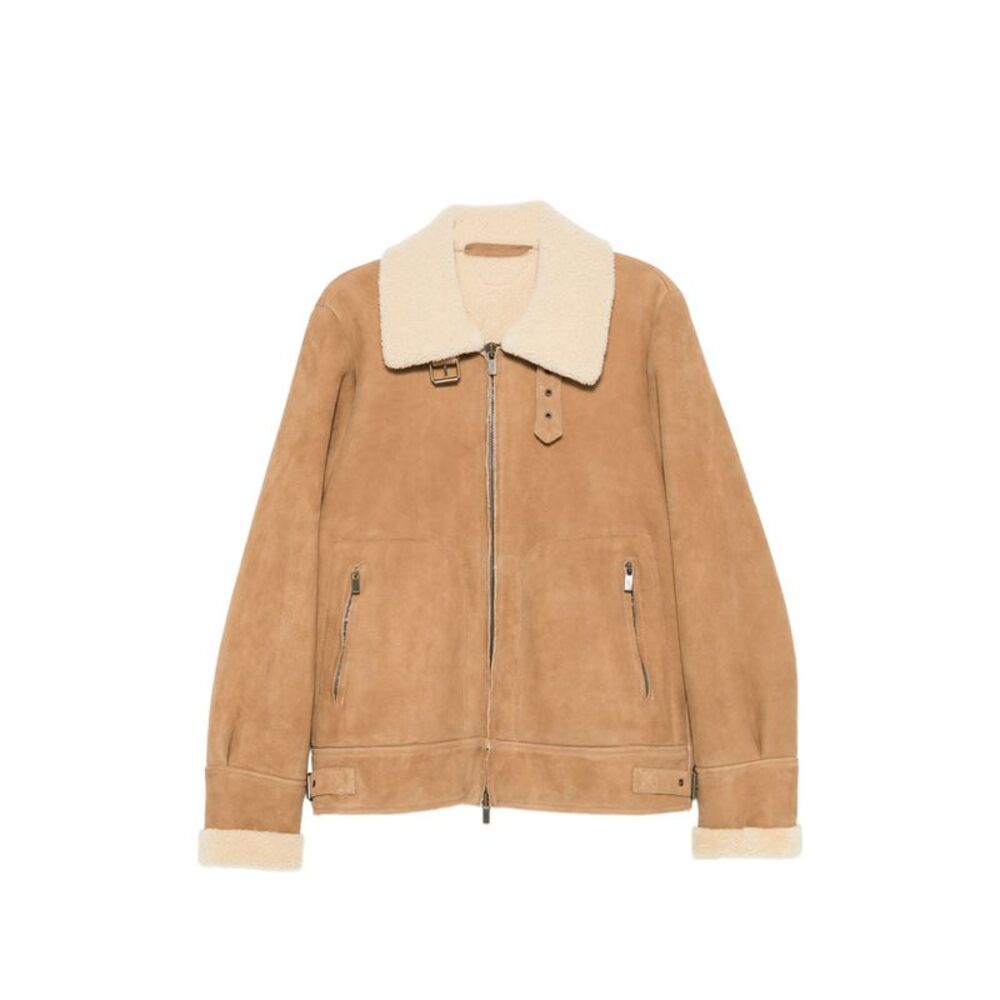 Santoro Brown Jackets - Leather Jackets Men